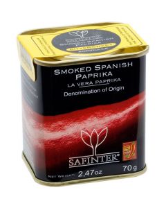 Safinter Bittersweet Spanish Pimentón de la Vera DOP (Smoked Paprika) 2.47 OZ, 12 Per Case