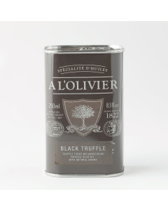 A L'Olivier Extra Virgin Olive Oil Black Truffle Tin 250 ML 6/8.4 OZ