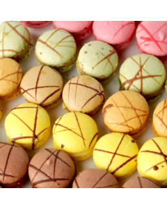 La Rose Noire Frozen Assorted Mini Macarons 1/126 CT 