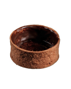 La Rose Noire Tartshell choc Small Round 1/125 Ct