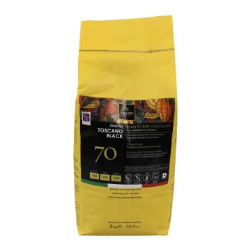 Amedei Couverture Gocce Drops Toscano Black 70% Dark Chocolate