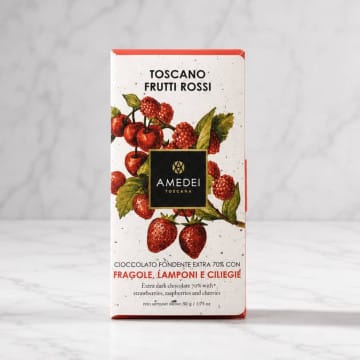Amedei Frutti Toscano Red Fruits 70% Dark Chocolate