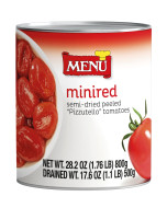 Menu Mini Red Pomodori Semisecchi Pelati Pizzutelli (Semi Dried Tomato) 6/28.2 Oz 