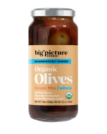 Big Picture Foods Whole Organic Greek Olives Jar 8/7.8 OZ