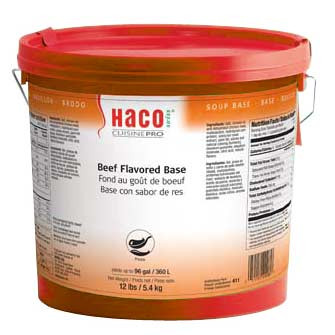 Haco Swiss Beef Flavored Base 2/12lb