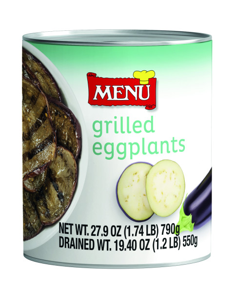 Menu Grilled Eggplant 6/27 Oz