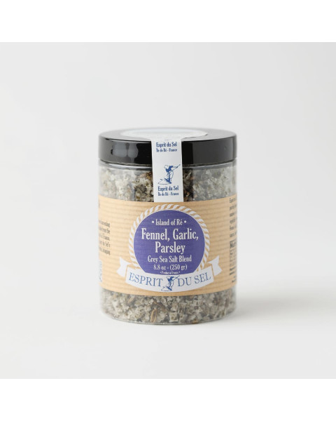 Esprit du Sel Fennel, Garlic & Parsley Grey Sea Salt Blend with Organic Herbs