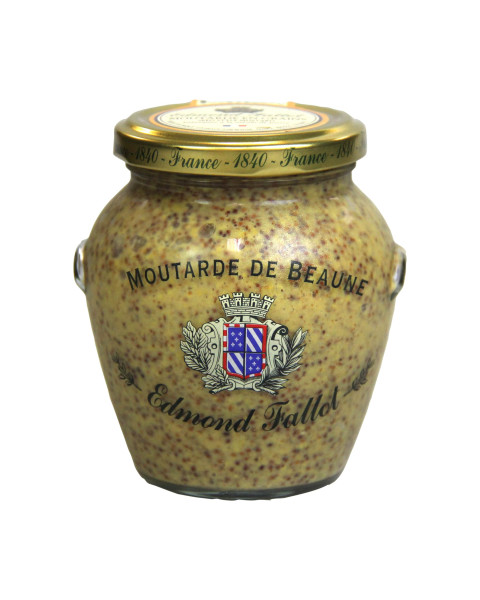 Edmond Fallot Seed Style Dijon Mustard in a Orisio Jar 