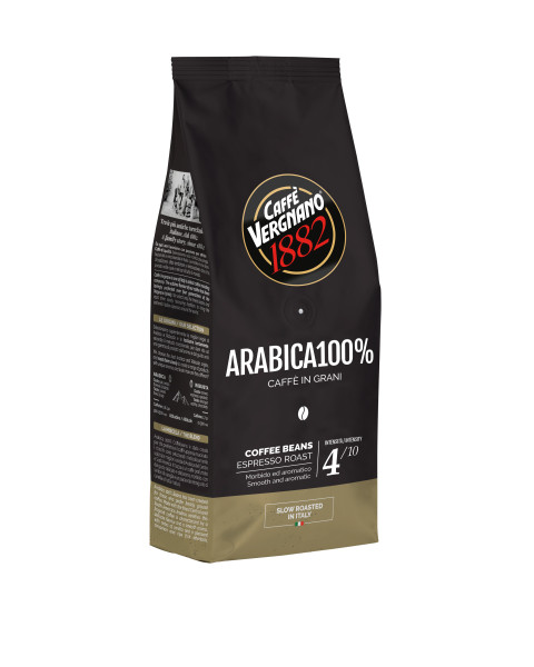 CAFFE VERGNANO, BEANS 100% ARABICA 1/8.8 OZ