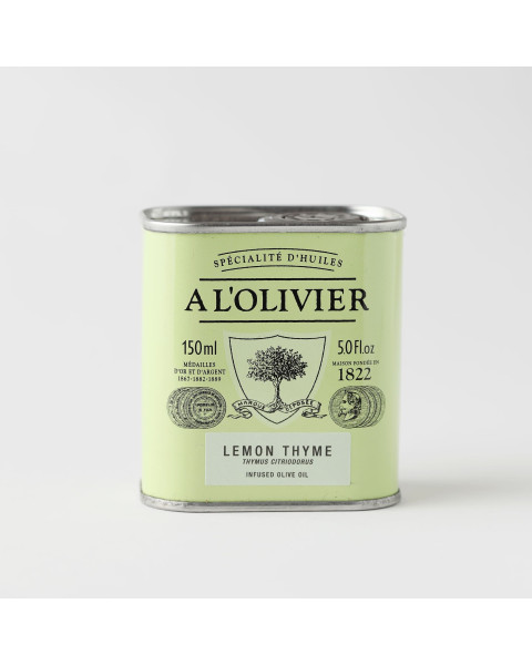 A L'Olivier Alolivier Thyme/lemon Infused OO Tin 6/150 ML