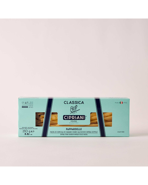 Cipriani Organic Pappardelle Egg Pasta 12/250 GM