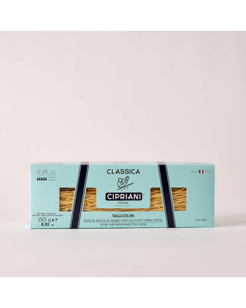 Cipriani Organic Tagliolini Egg Pasta 12/250 GM