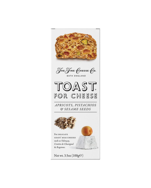 The Fine Cheese Company Apricots, Pistachios & Sesame Seeds Toasts