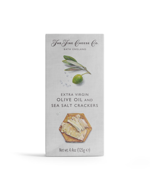 The Fine Cheese Company Extra Virgin Olive Oil & Sea Salt Crackers 6/4.4 OZ Case