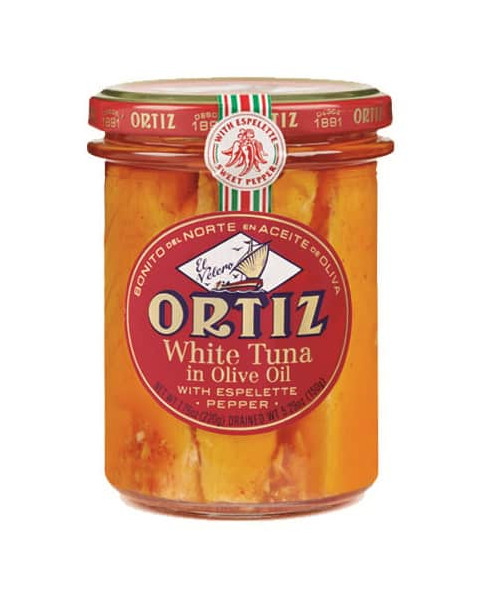 Ortiz White Tuna with Esplelette Pepper, 12/7.76 OZ 