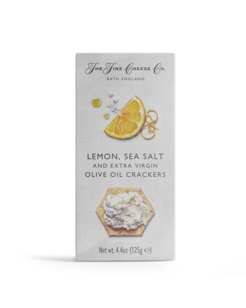 The Fine Cheese Company Lemon, Sea Salt & Extra Virgin Olive Oil Crackers 6/4.4 OZ