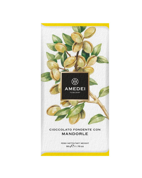 Amedei Frutti Dark Chocolate Almond 1/1.75 OZ