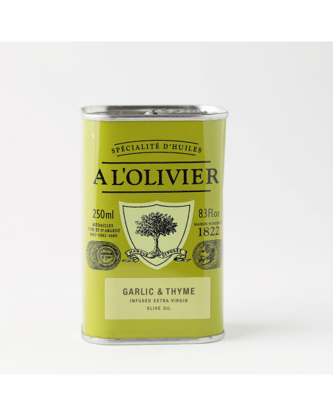 A L'Olivier Garlic & Thyme Infused Extra Virgin Olive Oil