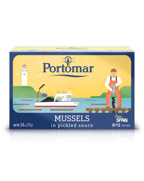 Conservas Portomar Mussels in Escabeche Sauce