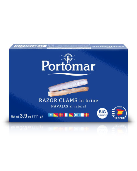 Portomar Razor Clams, in Brine 1/111 GM