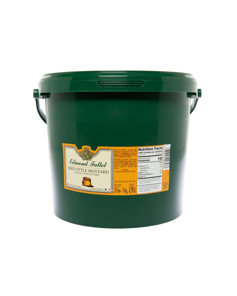 Edmond Fallot Old Fashion Seed Style Dijon Mustard Pail 4/5 KG