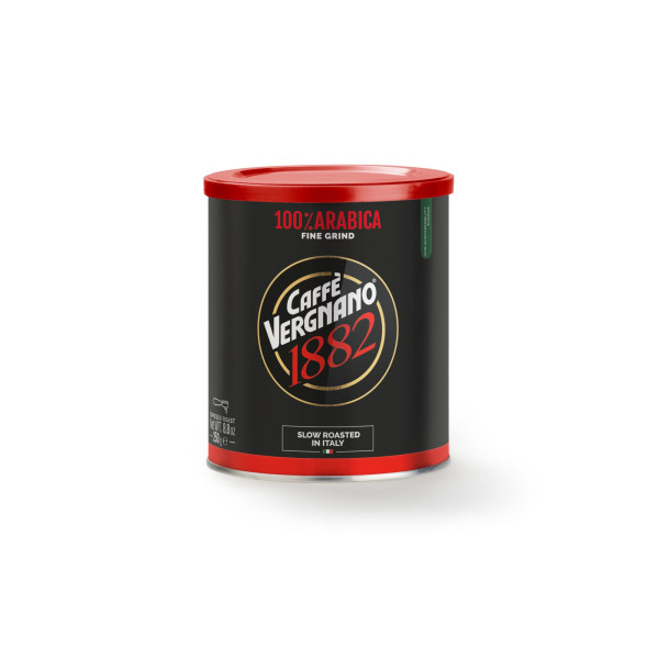 Caffè Vergnano 100% Arabica Fine Ground Coffee Tin