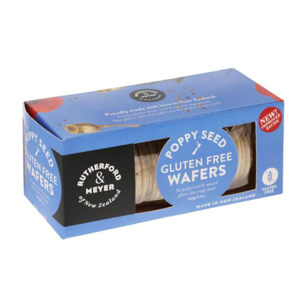 Rutherford & Meyer Wafers, Poppyseed GF 12/3.5 OZ
