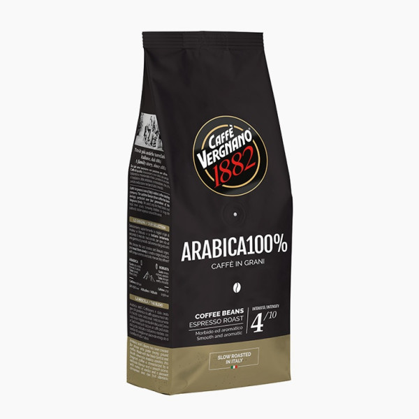 CAFFE VERGNANO, BEANS 100% ARABICA 1/8.8 OZ