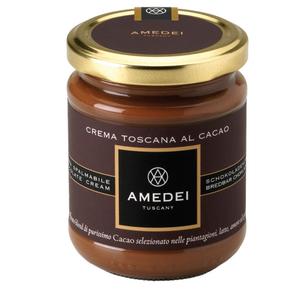 Amedei Crema Toscana Classic Gianduja Spread with Cacao