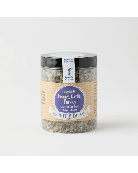 Esprit du Sel Fennel, Garlic & Parsley Grey Sea Salt Blend with Organic Herbs