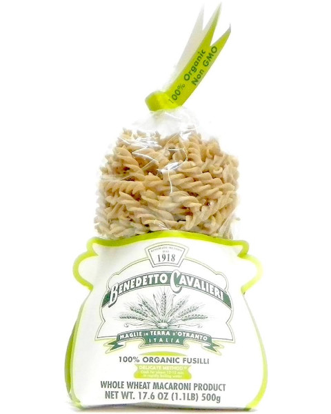 Benedetto Cavalieri Organic Whole Wheat Fusilli