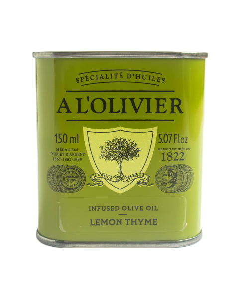A L'Olivier Lemon & Thyme Infused Extra Virgin Olive Oil