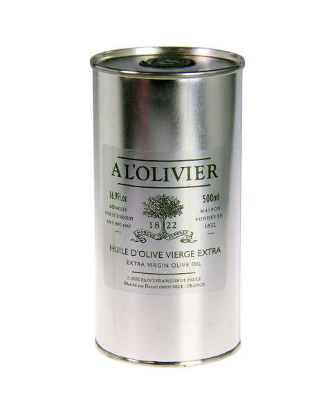A L'OLIVIER EVOO REFILL TIN 6/500 ML