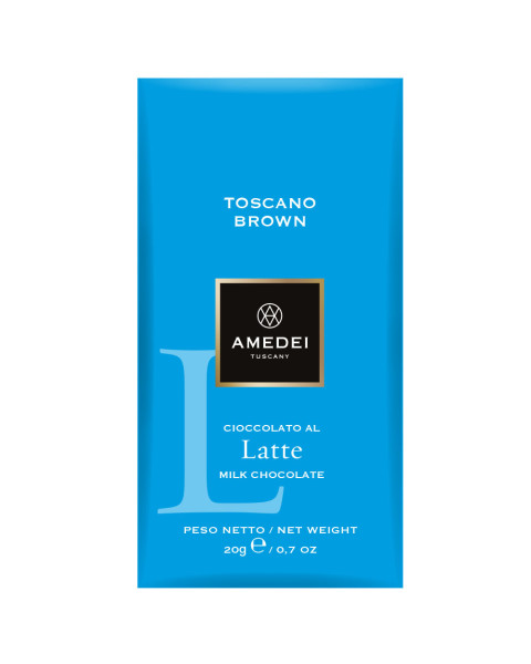 AMEDEI MILK CHOC BROWN LATTE 12/50 GR (1.75 OZ)