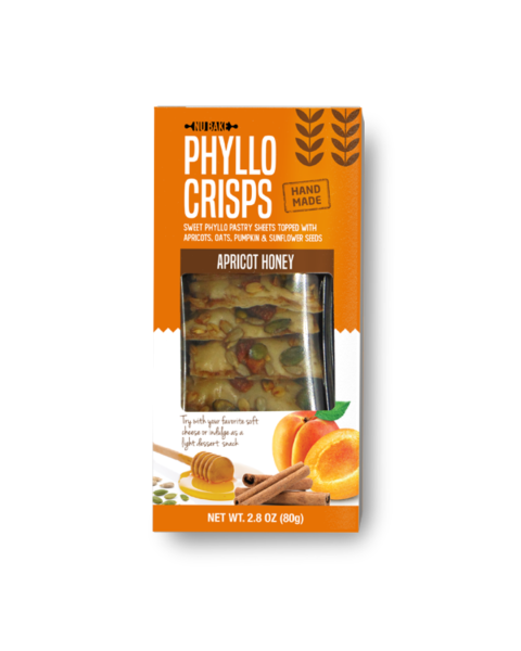 Nu Bake Phyllo Crisps Apricot Honey
