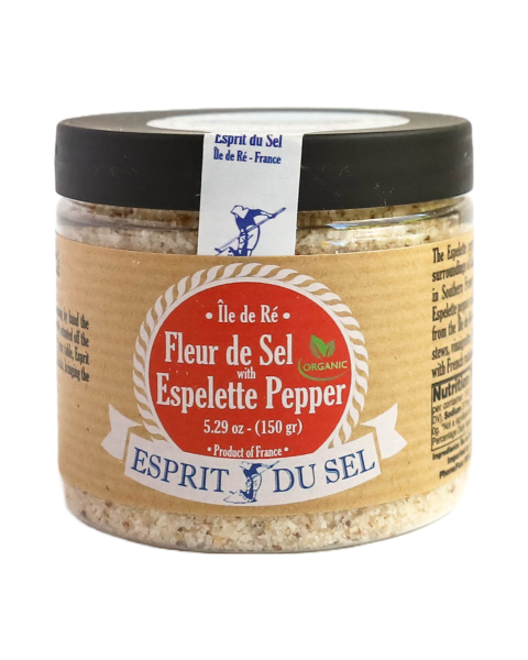 Esprit du Sel Fleur de Sel with Espelette Pepper