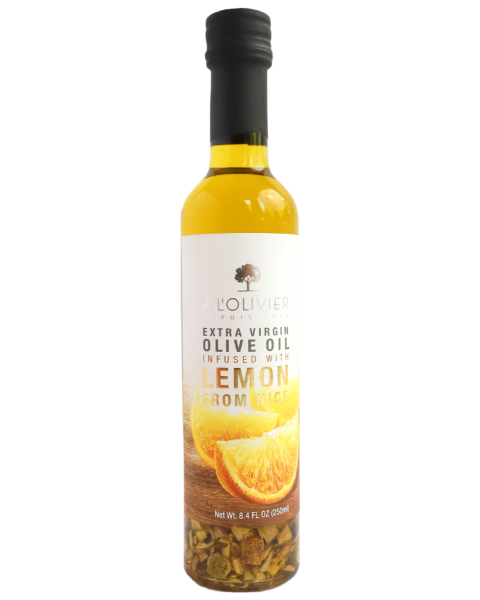 A L'Olivier Lemon Infused Extra Virgin Olive Oil